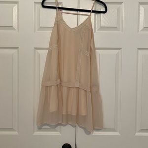 ASTR creamy pink lace dress, size small